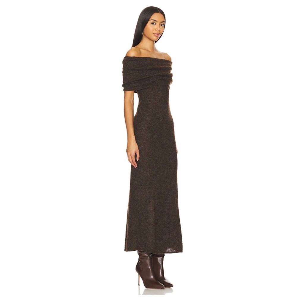 NEW NWT Majorelle Avalee Maxi Dress Chocolate Brown size Small - Picture 2 of 6